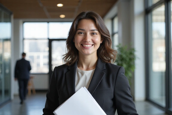 Happy client after career coaching session